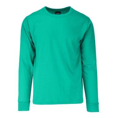 Adult Garment Dye Long Sleeve Island Green (GDLS-100)